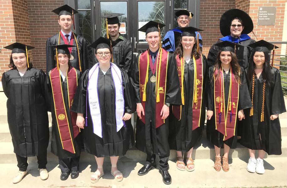 Chemistry Graduates and Faculty, May 15, 2021