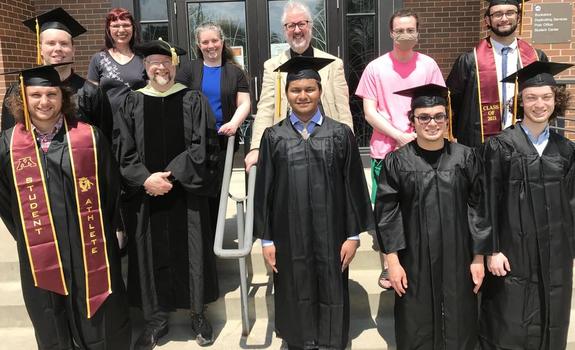 Computer Science Graduates and Faculty, May 15, 2021