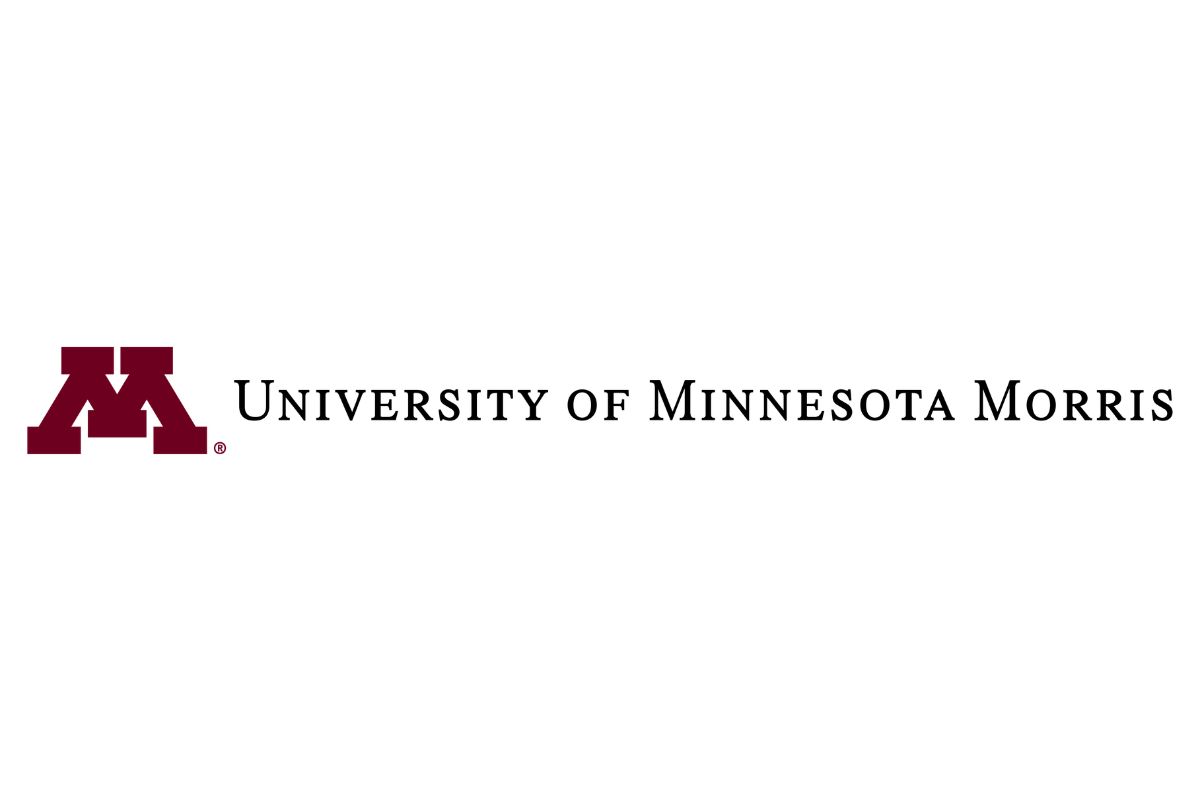 Official University of Minnesota Morris single-line horizontal logo layout on a white background.