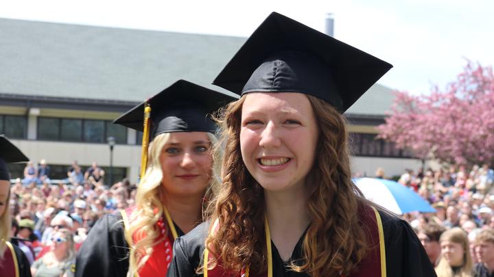 Kim Peters received her biology degree during commencement ceremonies held Saturday, May 11, 2024. 