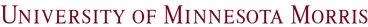 University of Minnesota Morris horizontal wordmark logo