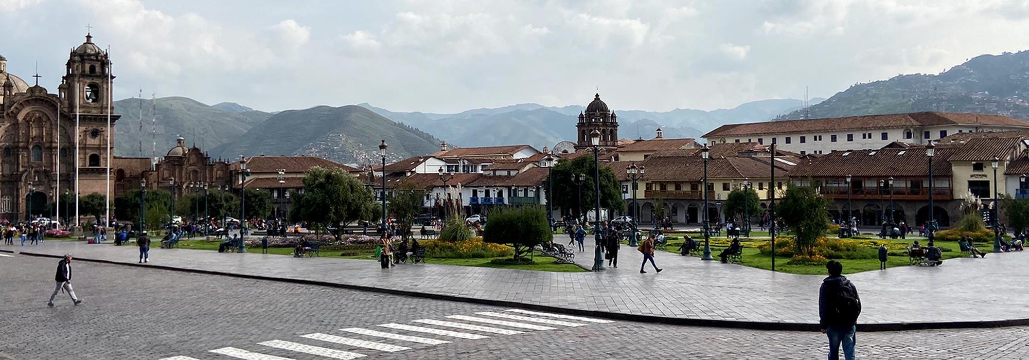 street view in Cusco, Peru